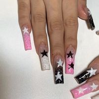 Casual Star Gradient Color Abs Wear Manicure 1 Set main image 1