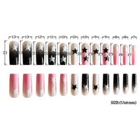 Casual Star Gradient Color Abs Wear Manicure 1 Set main image 2