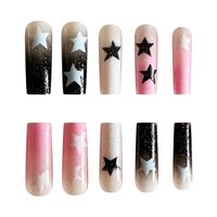 Casual Star Gradient Color Abs Wear Manicure 1 Set main image 3