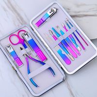 Fairy Style Gradient Color Stainless Steel Nail Tools 1 Set sku image 3