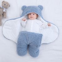 Cute Solid Color Polyester Spring Receiving Blanket Baby Accessories main image 4