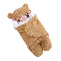 Cute Solid Color Polyester Spring Receiving Blanket Baby Accessories main image 5