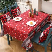 Christmas Cute Elk Cloth Home Party Festival Tablecloth main image 4