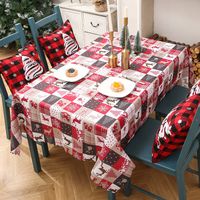 Christmas Cute Elk Cloth Home Party Festival Tablecloth main image 3