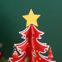 Noël Style De Bande Dessinée Sapin De Noël Bois Vacances Fête Accessoires Décoratifs main image 4