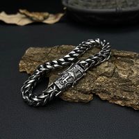 Hip-Hop Anchor 304 Stainless Steel No Inlay Men'S Bracelets main image 3