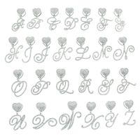 Simple Style Shiny Letter Alloy Inlay Rhinestones Unisex Charms Necklace main image 1