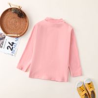 Casual Simple Style Letter Cotton Blend T-shirts & Blouses main image 5