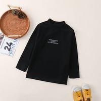 Lässig Einfacher Stil Brief Baumwollmischung T-shirts & Blusen main image 7