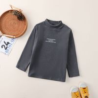 Lässig Einfacher Stil Brief Baumwollmischung T-shirts & Blusen main image 6