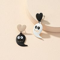 1 Pair Funny Simple Style Grimace Alloy Drop Earrings main image 1