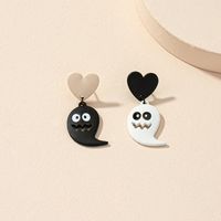 1 Pair Funny Simple Style Grimace Alloy Drop Earrings main image 3