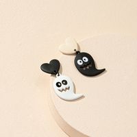 1 Pair Funny Simple Style Grimace Alloy Drop Earrings main image 5