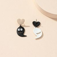 1 Pair Funny Simple Style Grimace Alloy Drop Earrings main image 4