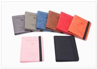 Women's Letter Solid Color Airplane Pu Leather Open Wallets main image 6