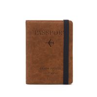 Women's Letter Solid Color Airplane Pu Leather Open Wallets sku image 8