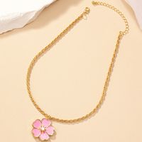 Retro French Style Flower Rhinestones Alloy Wholesale Necklace main image 10