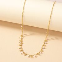 Commute Round Alloy Inlay Pearl Women's Necklace main image 1