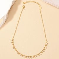 Commute Round Alloy Inlay Pearl Women's Necklace main image 3