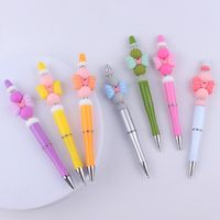 1 Piece Bow Knot Learning Plastic Silica Gel Cute Ballpoint Pen main image 1