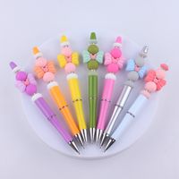 1 Piece Bow Knot Learning Plastic Silica Gel Cute Ballpoint Pen main image 2