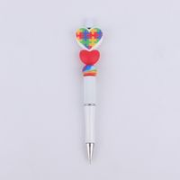 1 Piece Heart Shape Learning Plastic Cute Ballpoint Pen sku image 5