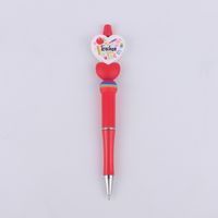 1 Piece Heart Shape Learning Plastic Cute Ballpoint Pen sku image 10