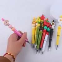 1 Piece Fruit Class Learning School Plastic Cute Gel Pen main image 3