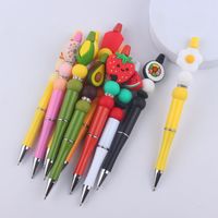 1 Piece Fruit Class Learning School Plastic Cute Gel Pen main image 1