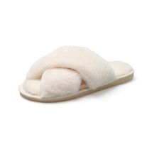 Women's Casual Solid Color Open Toe Cotton Slippers sku image 1