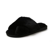 Women's Casual Solid Color Open Toe Cotton Slippers sku image 9