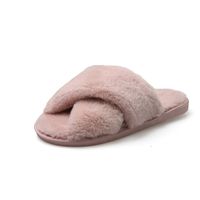 Women's Casual Solid Color Open Toe Cotton Slippers sku image 16