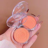 New Monochrome Matte Pink Orange Rouge Relief Blush Rose Cheese Mini Blusher Plate Repair Beauty Makeup main image 6