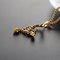1 Piece Stainless Steel None 18K Gold Plated Scorpion main image 1