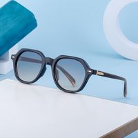 Modern Style Solid Color Pc Oval Frame Full Frame Glasses main image 4