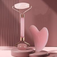 Wholesale Double Roller Face Massager Heart-shaped Piece Set Roller main image 1