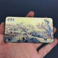 Qingming Riverside Map Famous Painting Refridgerator Magnets Souvenir Gift sku image 4