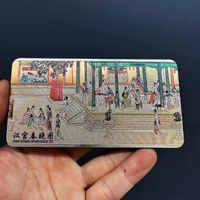 Qingming Riverside Karte Berühmte Malerei Kühlschrank Magneten Souvenir Geschenk sku image 2