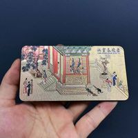 Qingming Rivière Carte Célèbre Peinture Aimants Pour Réfrigérateur Souvenir Cadeau sku image 3
