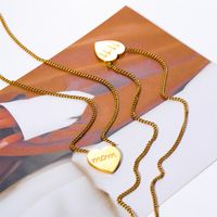 Copper 18K Gold Plated Casual Vacation Simple Style Plating Number Pendant Necklace main image 2