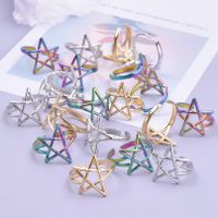 Wholesale Modern Style Star Stainless Steel Plating Open Rings main image 5