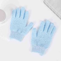 Simple Style Solid Color Nylon Bath Gloves sku image 15
