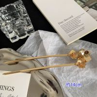 Retro U Shape Metal Plating Hairpin sku image 5