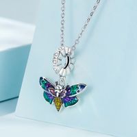 Casual Shiny Bee Sterling Silver Inlay Zircon Jewelry Accessories main image 7