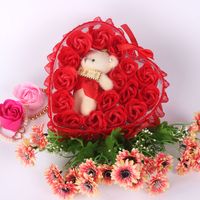 24 Soap Flower Gift Box Valentine's Day Simulation Rose Small Gift sku image 13