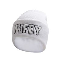 Women's Embroidery Sports Letter Embroidery Eaveless Wool Cap sku image 2