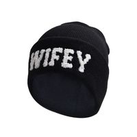 Women's Embroidery Sports Letter Embroidery Eaveless Wool Cap main image 9