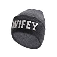 Women's Embroidery Sports Letter Embroidery Eaveless Wool Cap main image 4