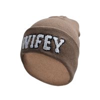 Women's Embroidery Sports Letter Embroidery Eaveless Wool Cap sku image 9