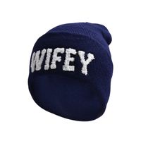 Women's Embroidery Sports Letter Embroidery Eaveless Wool Cap sku image 10